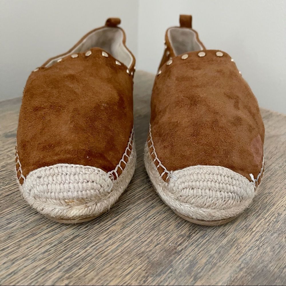 Sam Edelman Koda Brown Suede Slip On Espradilles size 9 preowned - Picture 2 of 8